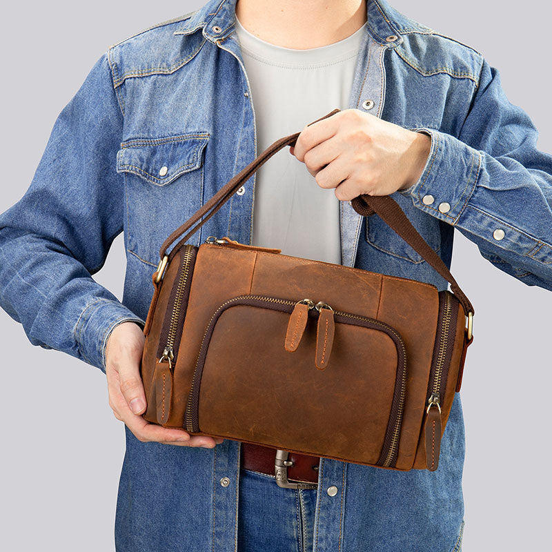 Nolan™ Leather Shoulder Bag