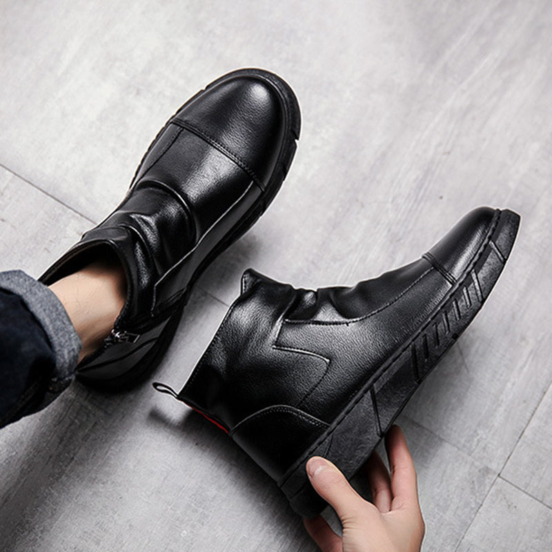 Milo™ Ruched Leather Boots