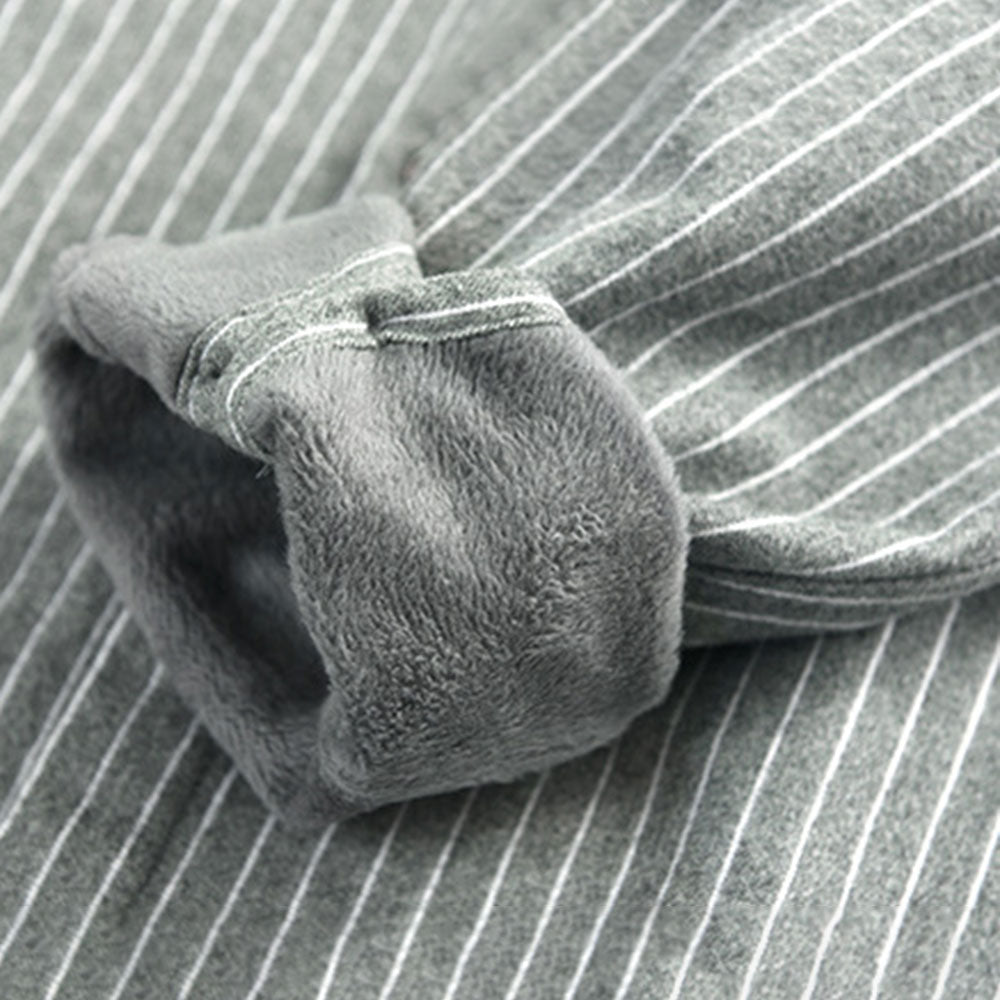 Peter™ Stripe Fleece Overshirt