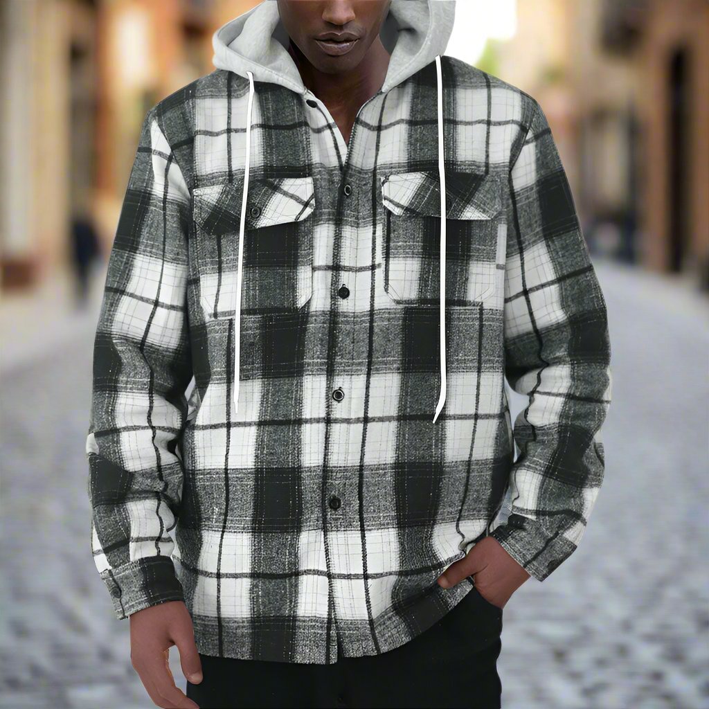 Bryson™ Check Hooded Shirt