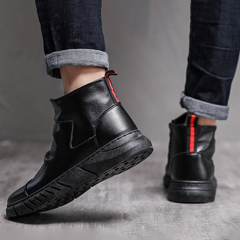 Milo™ Ruched Leather Boots