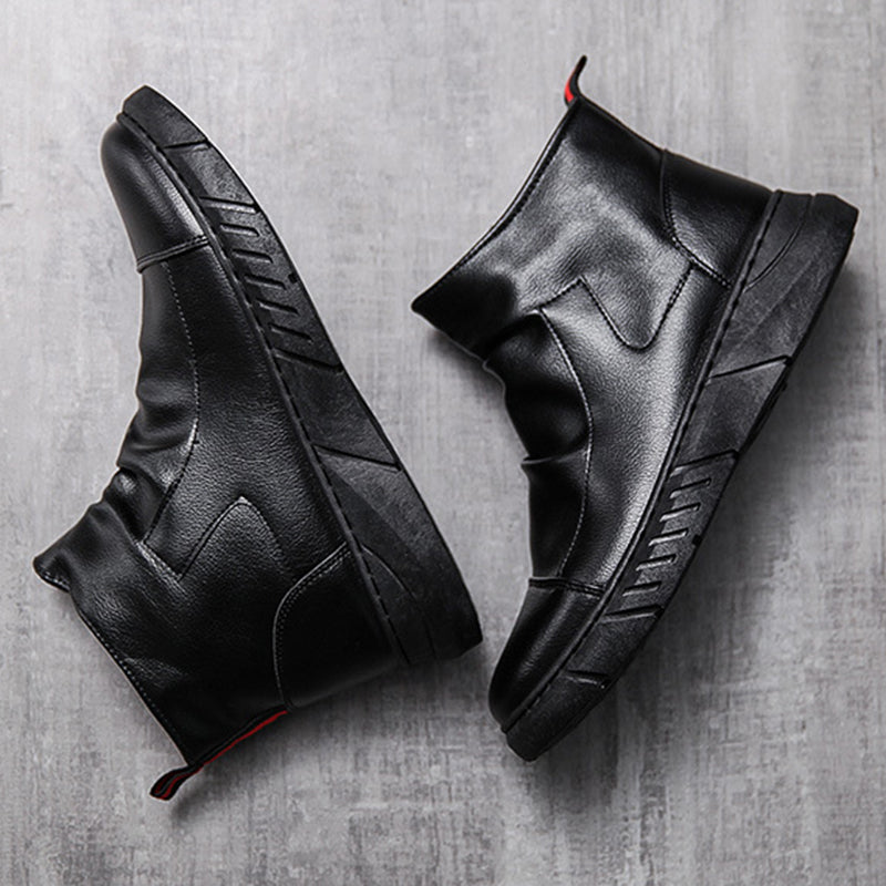 Milo™ Ruched Leather Boots