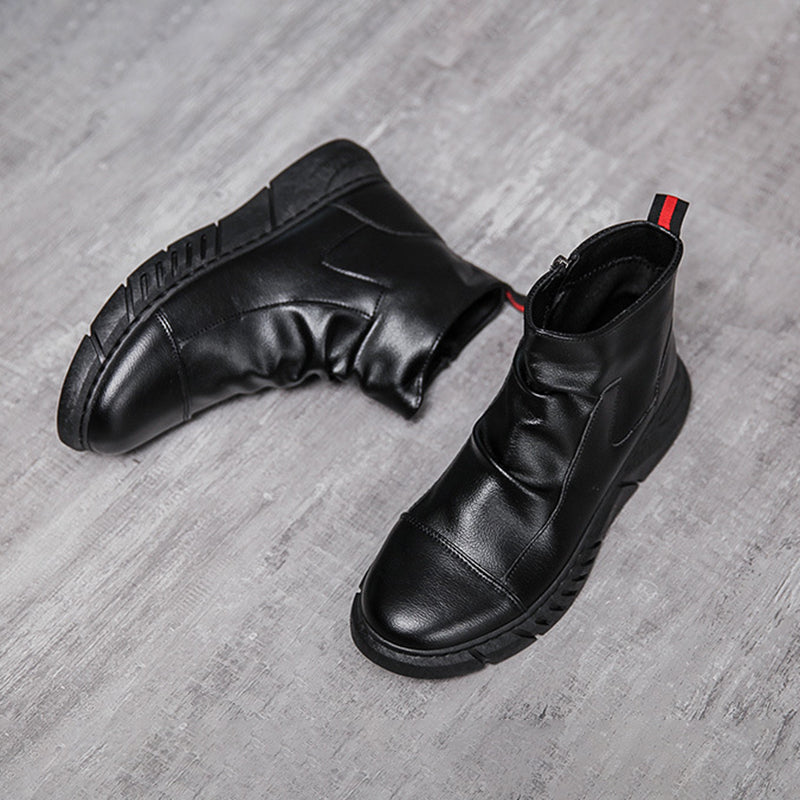 Milo™ Ruched Leather Boots