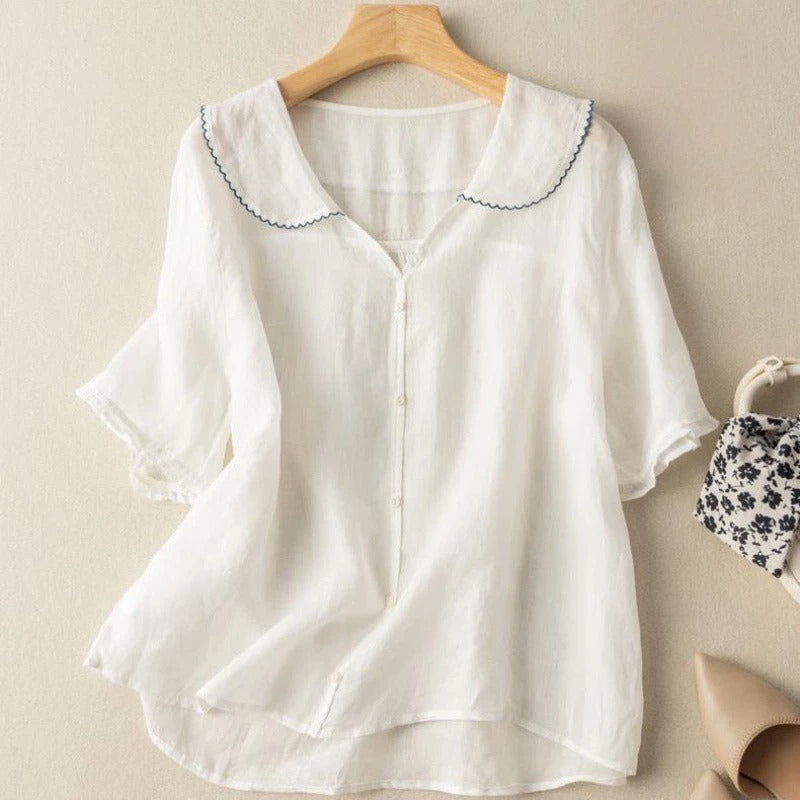 Aria™ Linen Blouse