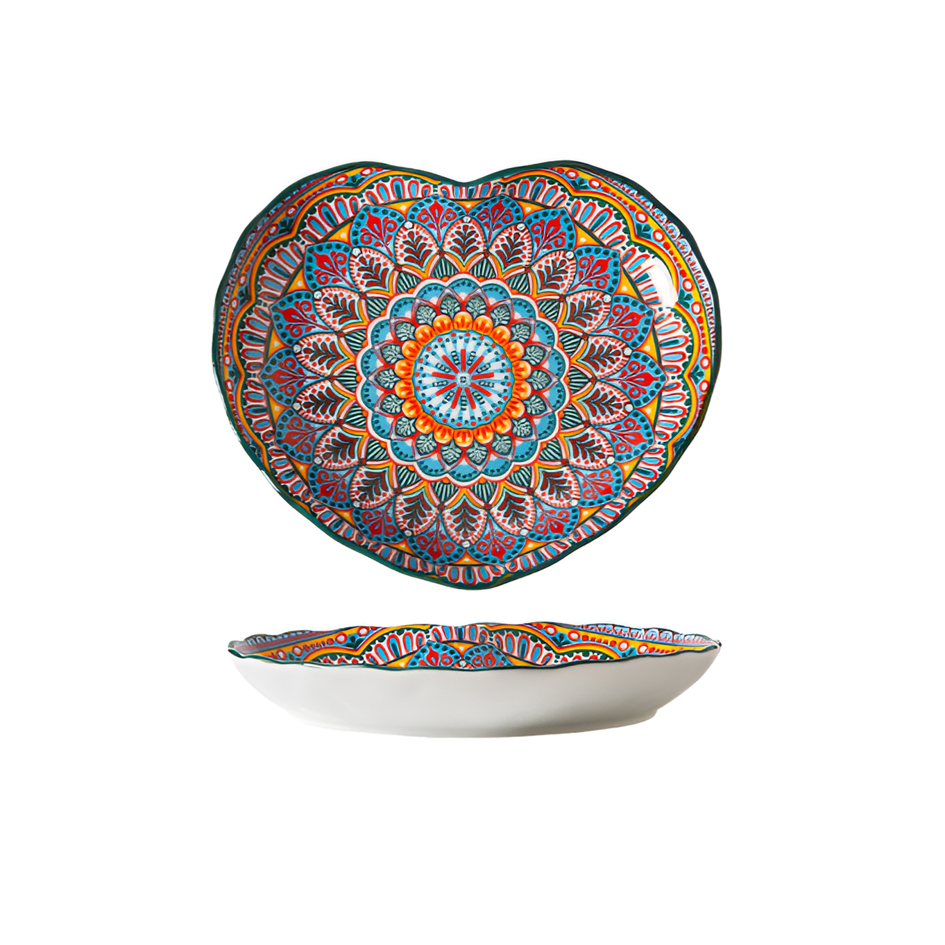Mirelle Heart Deep Plates