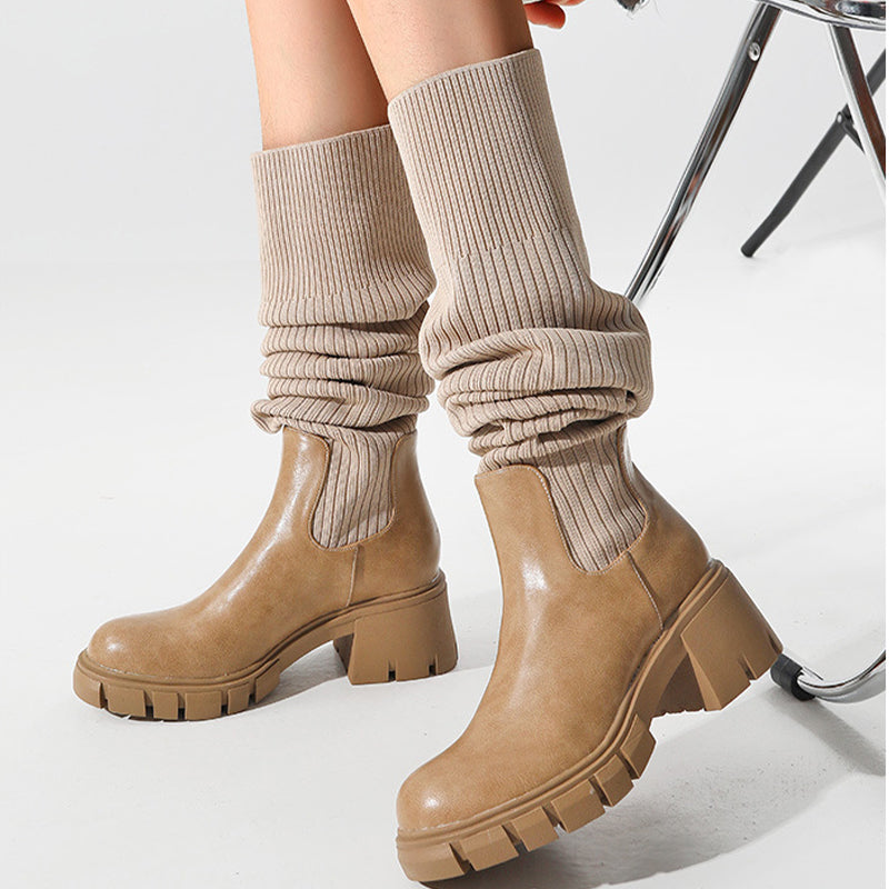 Alora™ Elegant Knit Boots