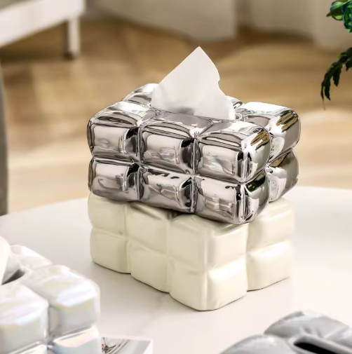 Puffer Cube Tissue Box