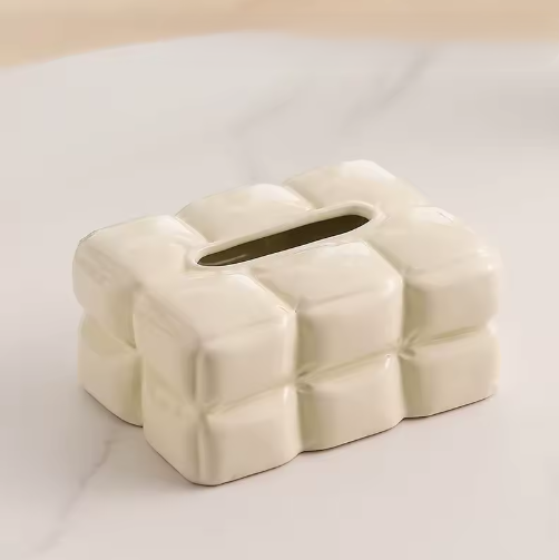 Puffer Cube Tissue Box