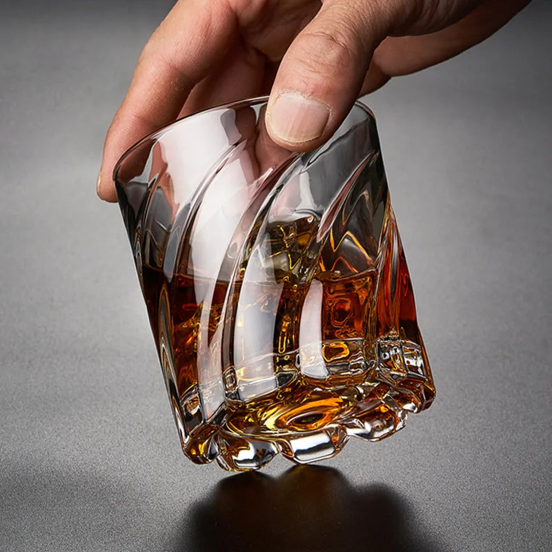 Vera Swirl Whiskey Glass