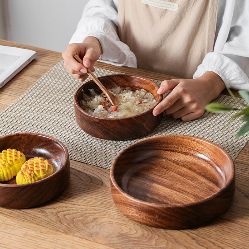 Tondo Walnut Bowl