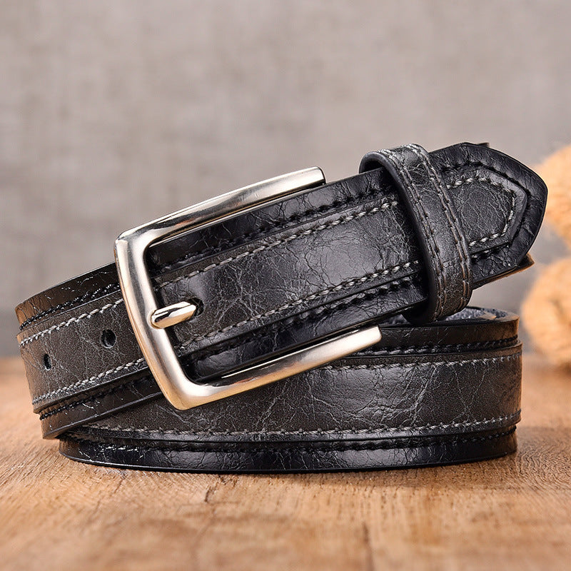 James™ | Two Tone Leather Belt