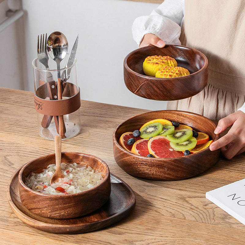 Tondo Walnut Bowl