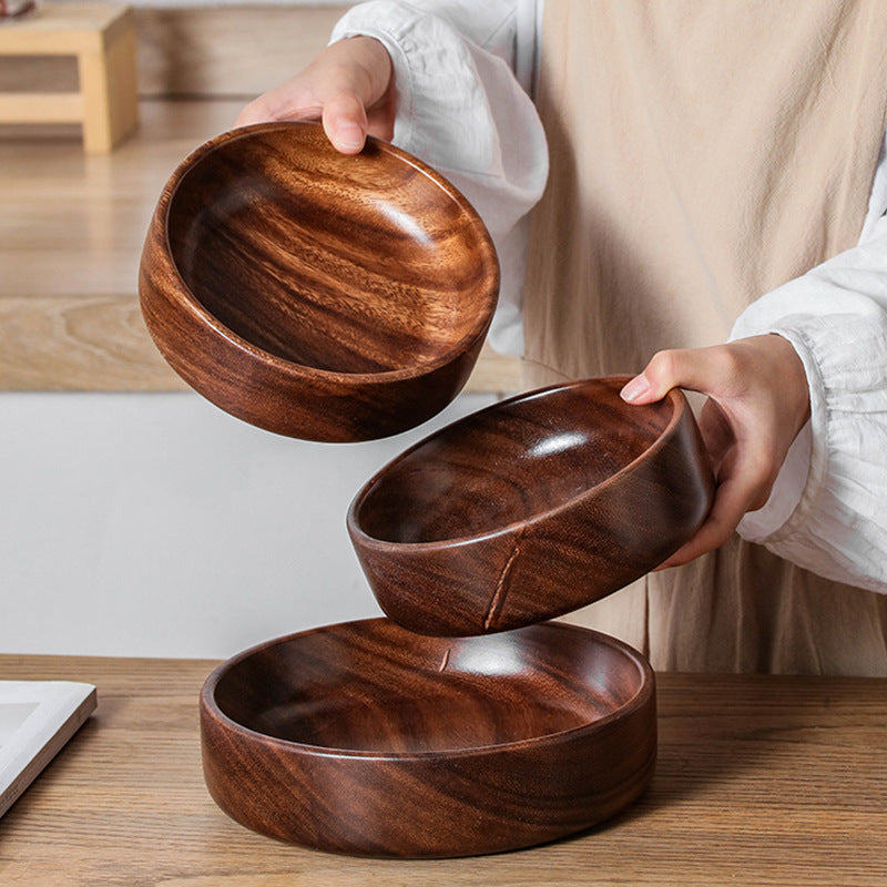 Tondo Walnut Bowl