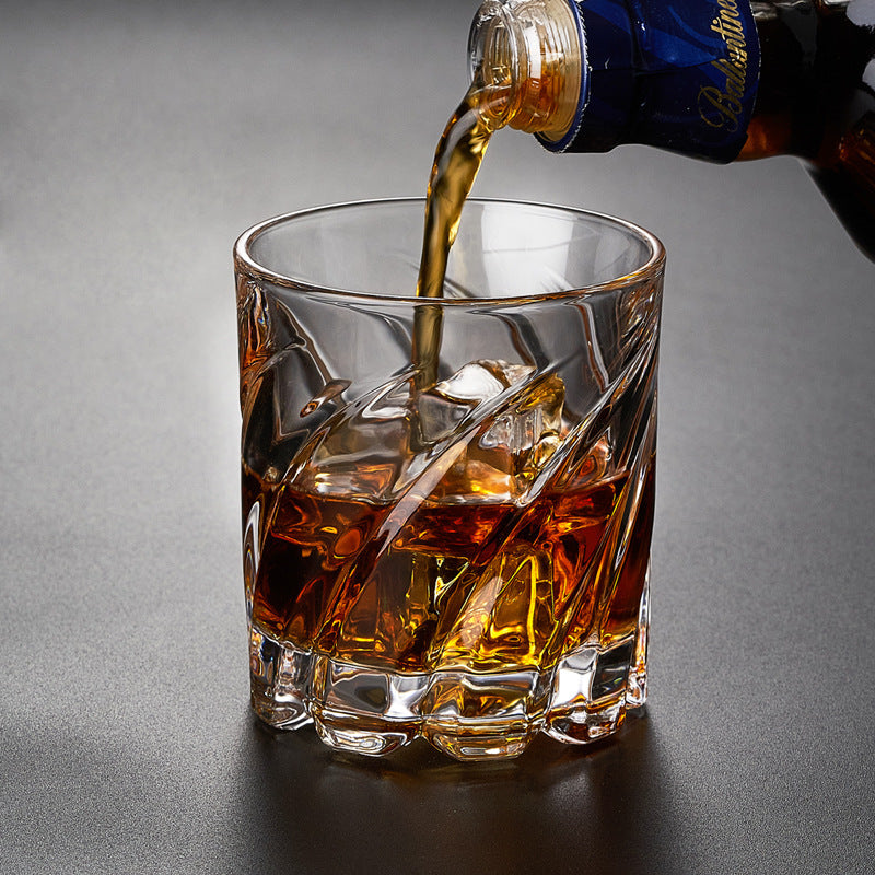 Vera Swirl Whiskey Glass