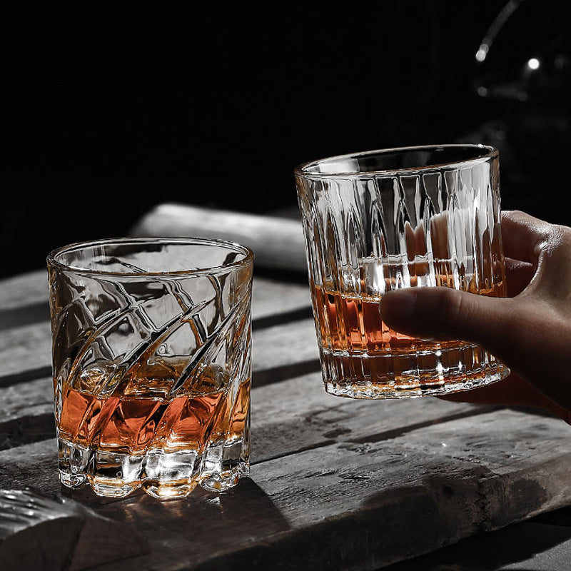 Vera Swirl Whiskey Glass