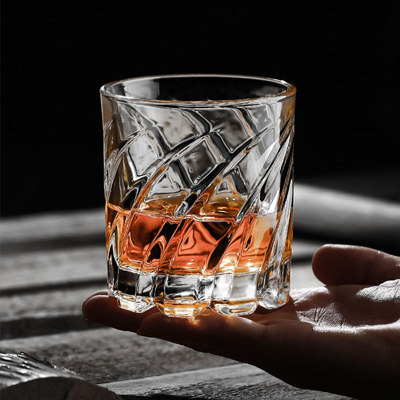 Vera Swirl Whiskey Glass
