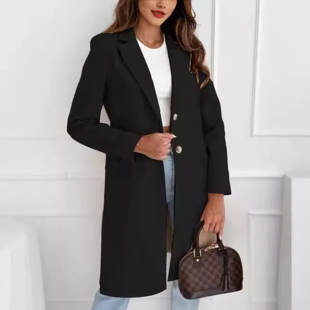 Alaia™ | Sleek Wool Overcoat