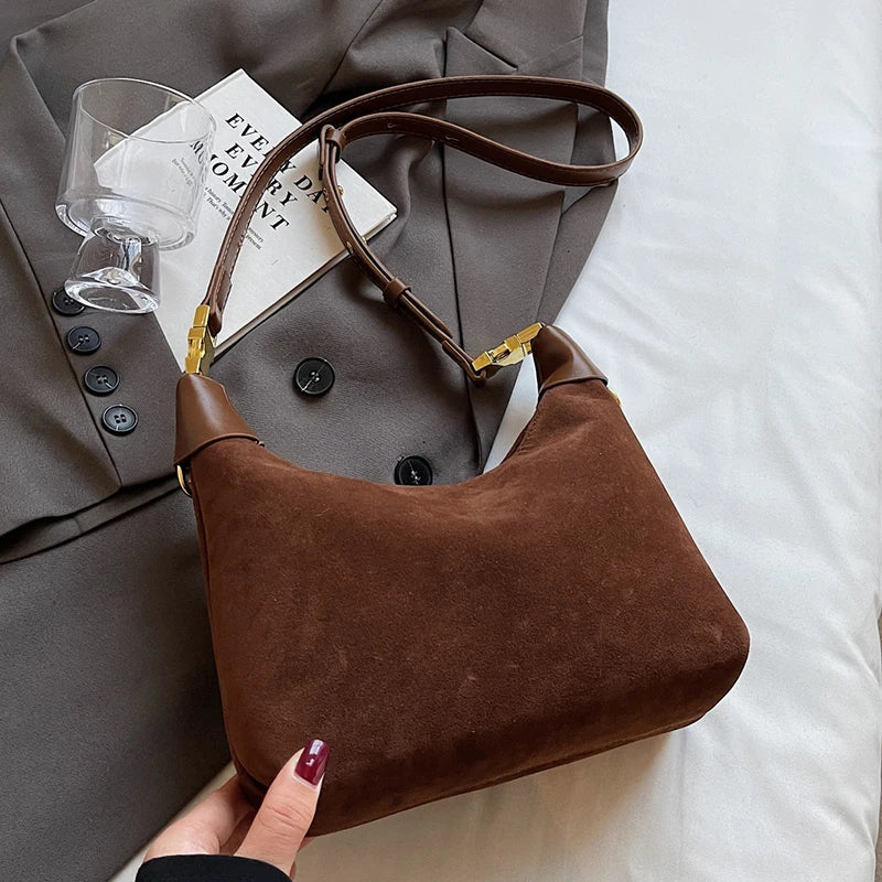 Lainey™ Suede Chain Bag