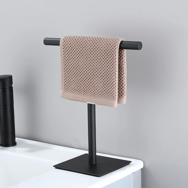 Linden Brass Towel Stand