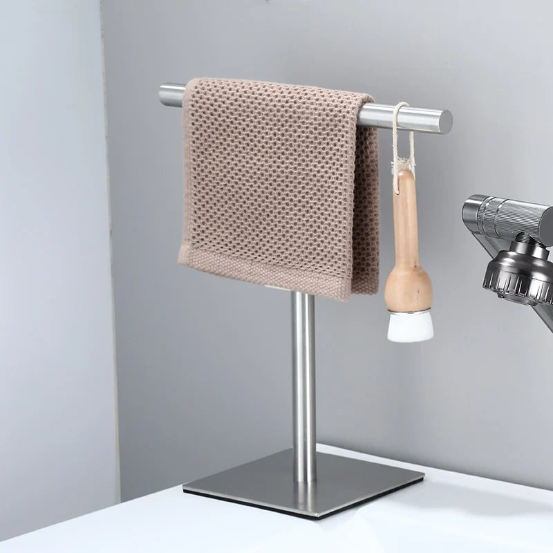 Linden Brass Towel Stand