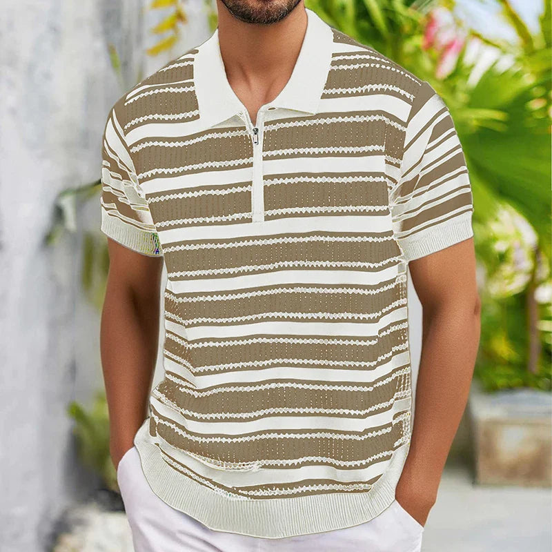 Jayden™ Striped Polo Shirt