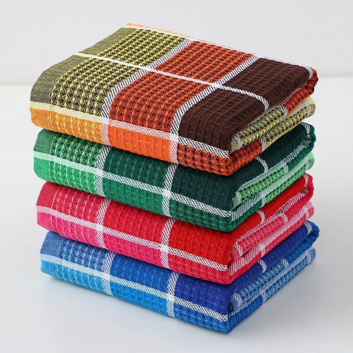 Brighton Waffle Grid Towels