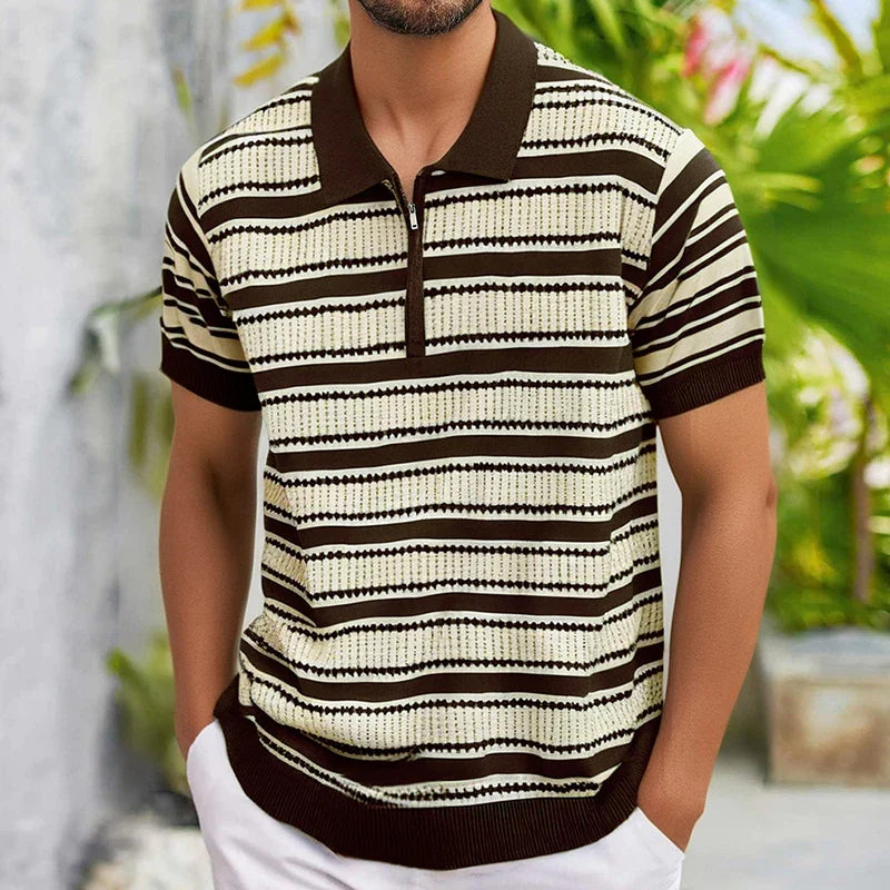 Jayden™ Striped Polo Shirt