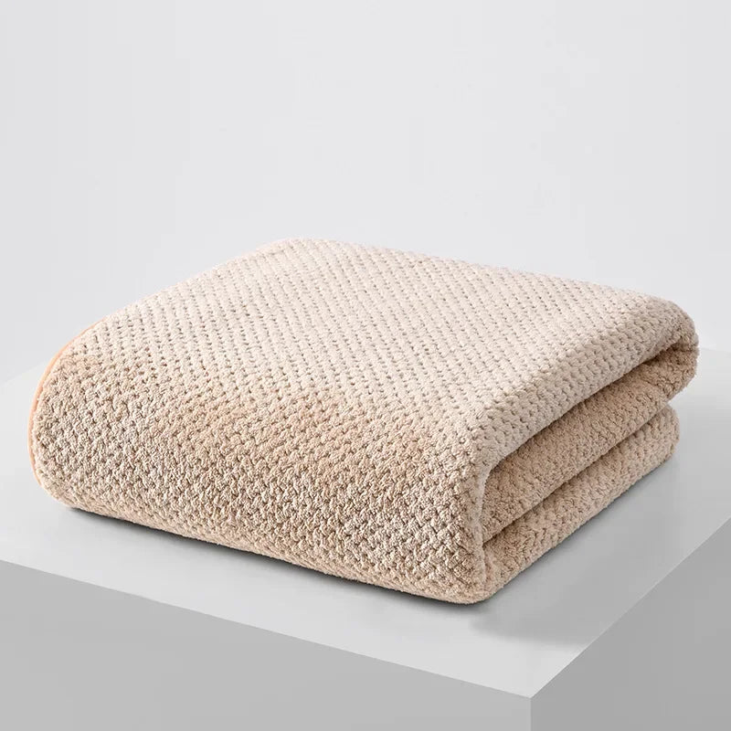 Quick-Dry Pineapple Grid Towel