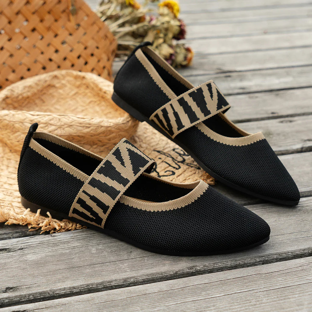 Amelia™ Modern Striped Flats