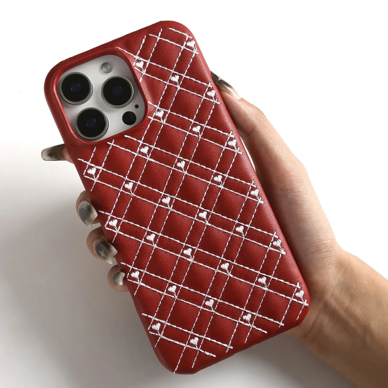 iPhone Heart Leather Case