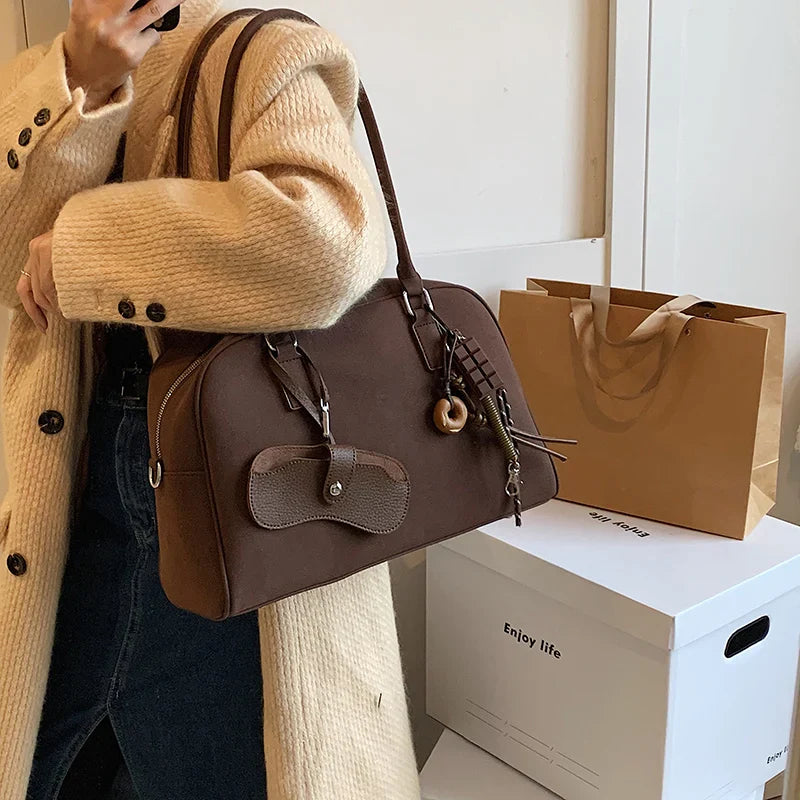 Zyra™ Luxe Suede Bag