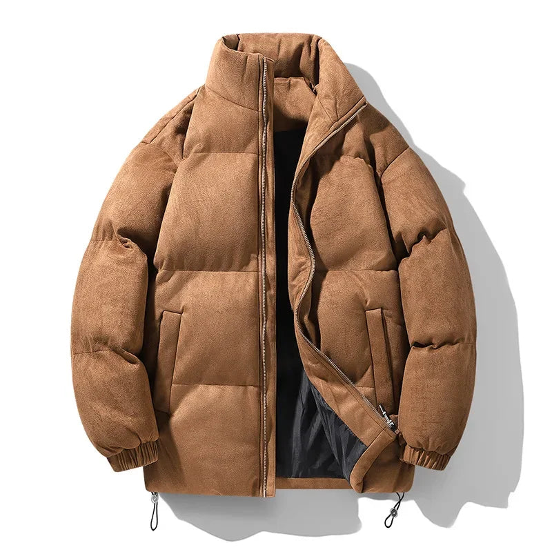 Hendrix™ | Suede Puffer Jacket