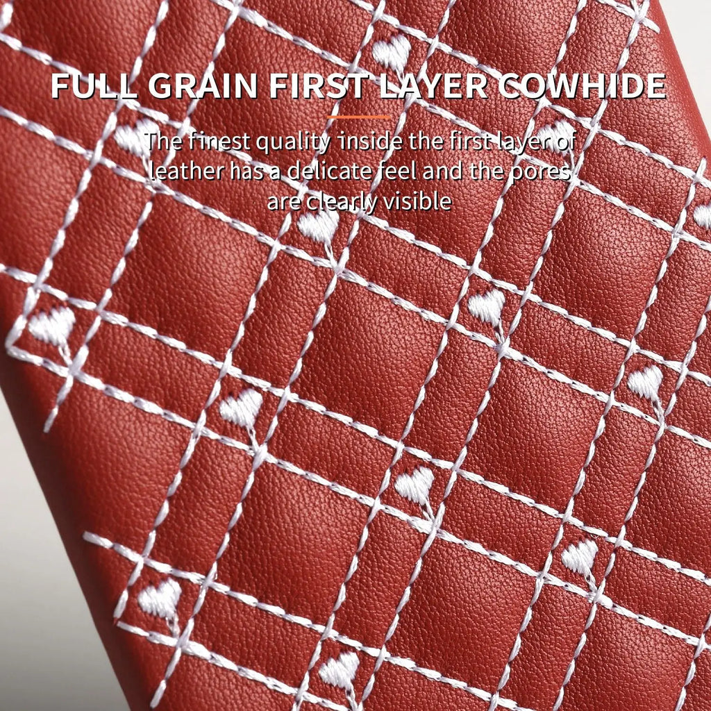 iPhone Heart Leather Case