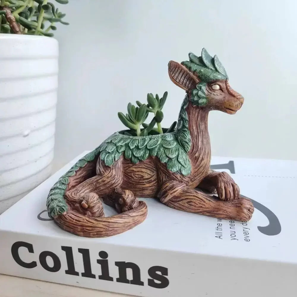 Ancient Guardian Dragon Planter