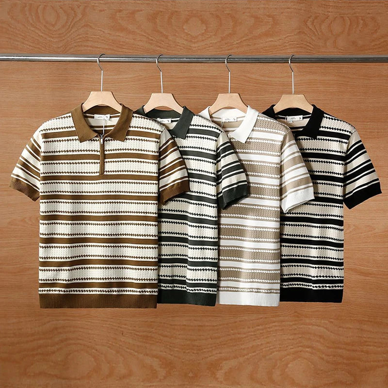 Jayden™ Striped Polo Shirt