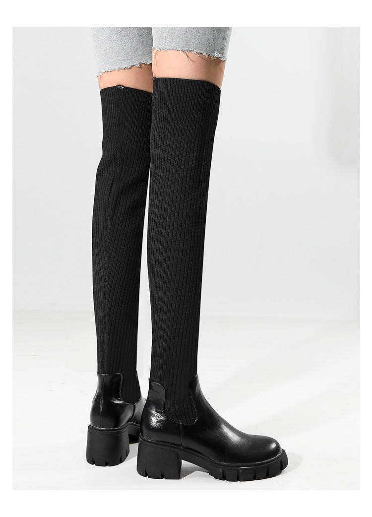 Alora™ Elegant Knit Boots