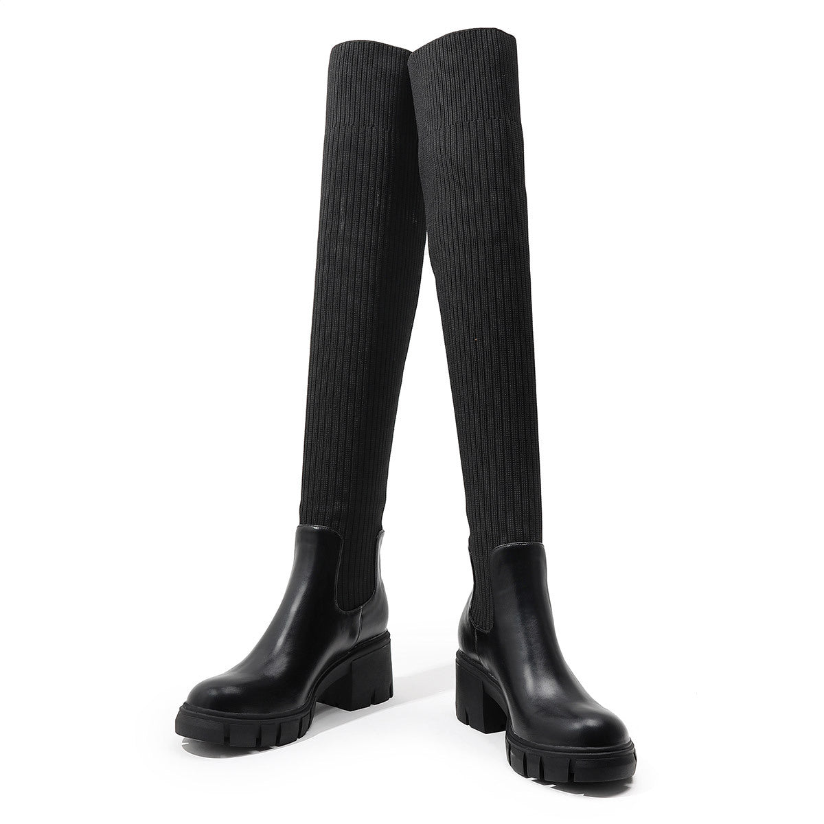 Alora™ Elegant Knit Boots